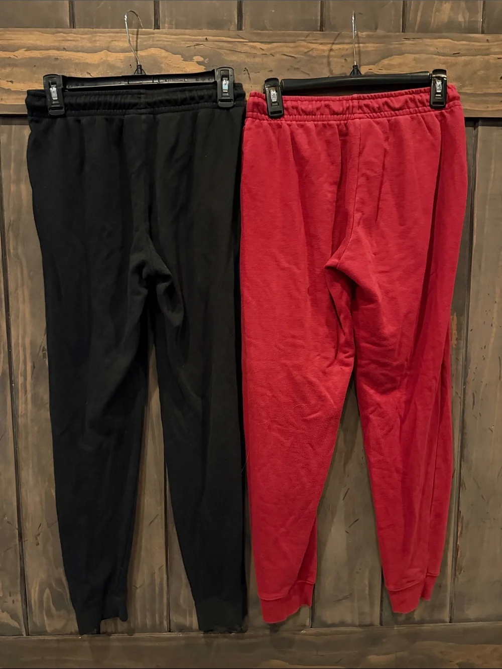 Nike women’s Black and Red fleece Jogger Sweatpants bundle